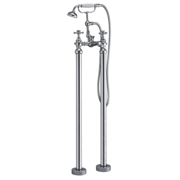 TAP199 - Harrogate Freestanding Bath Shower Mixer in Chrome - Coa Living