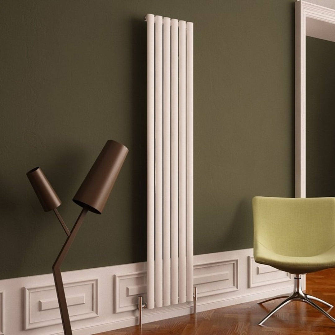 TLL 0350180006 TXW - Carisa Tallis Aluminium Central Heating Radiator in Textured White - Coa Living