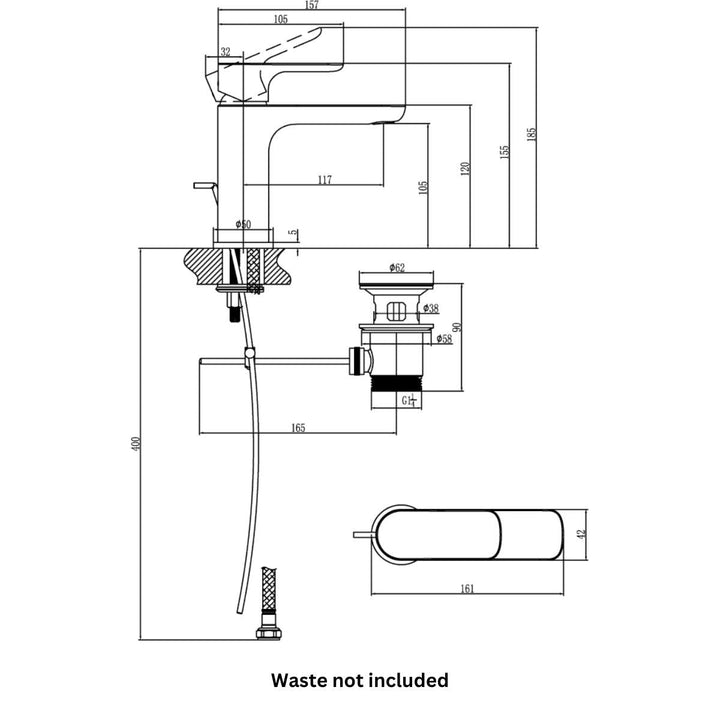 TVW10410311061 - TVW10410311061 Villeroy & Boch O.Novo Single-Lever Basin Mixer in Chrome - Coa Living