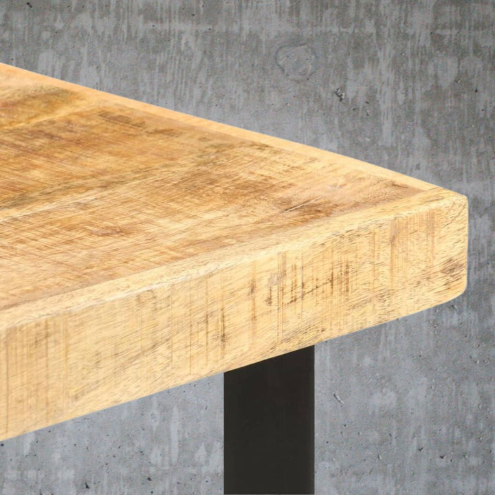 V069822206 - Legno Industrial Style Mango Wood Bar Table in 3 Sizes - Coa Living