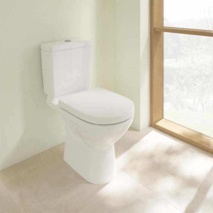 VBP-23-0312 - Villeroy & Boch O.Novo Compact Open Back Close Coupled WC Pack - Coa Living